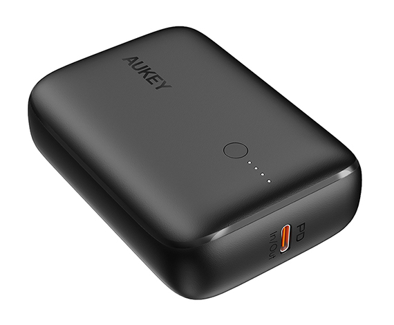 Aukey PB-N83S-BK 22.5W SCP, 18W PD ve QC 3.0 10000 mAh PD Mini Type-C Powerbank
