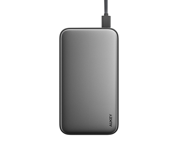 Aukey PB-Y48-GY 100W 20000 mAh PD Dahili Type-C Kablolu Powerbank