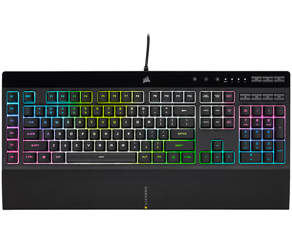 Corsair Keyboard Ch-9226715-Tr K55 Rgb Pro Xt