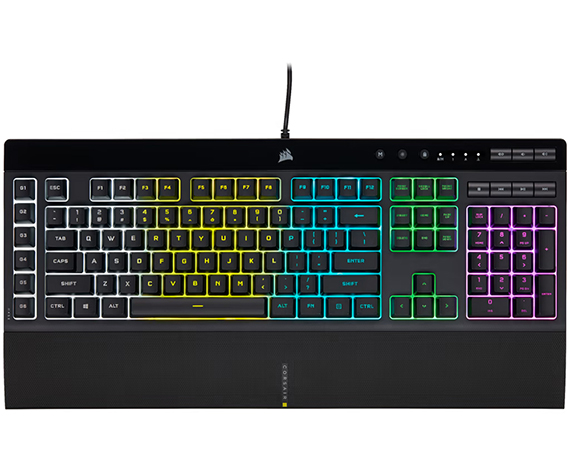 Corsair Keyboard Ch-9226765-Tr K55 Rgb Pro