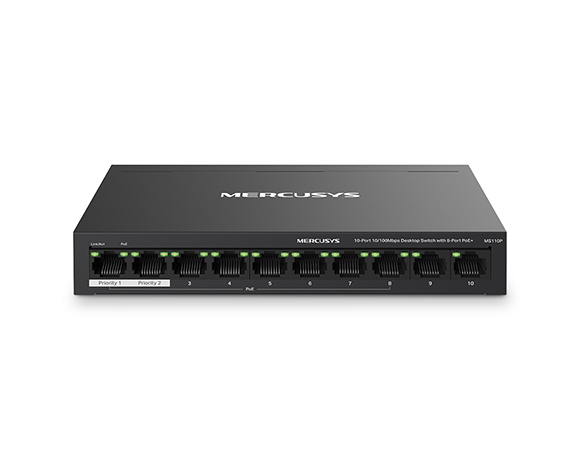 Tp-Link Mercusys MS110P 10-Port 10/100Mbps Desktop