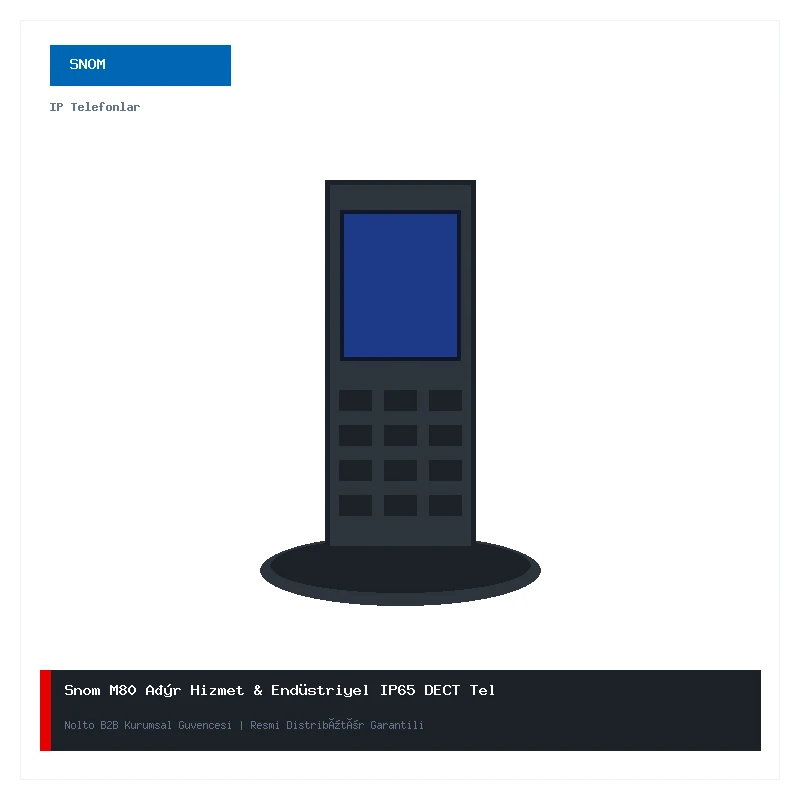 Snom M80 Ağır Hizmet & Endüstriyel IP65 DECT Telefonu