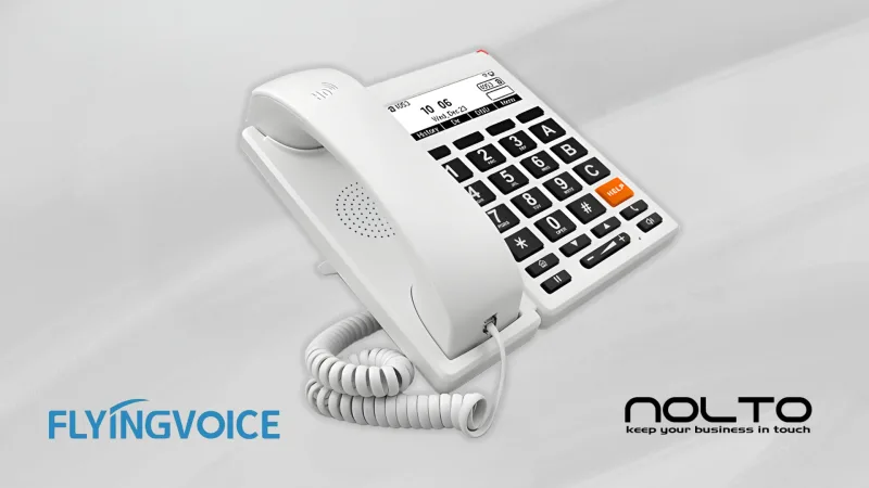 FlyingVoice FIP12WP/FIP12WP Home Büyük Tuşlu Telefon