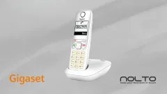 Gigaset AS490 Beyaz - Kablosuz DECT Telsiz Telefon