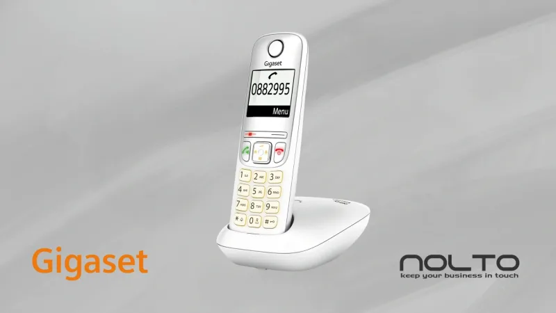 Gigaset AS490 Beyaz - Kablosuz DECT Telsiz Telefon