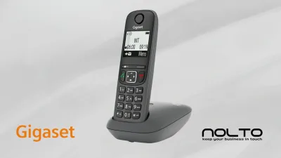 Gigaset AS490 Siyah - Kablosuz DECT Telsiz Telefon