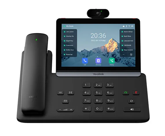 Yealink T88V Kurumsal Akıllı IP Phone (HD Ses ve Görüntü Desteği) - Adaptörsüz