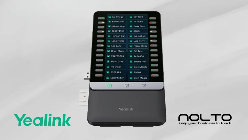 Yealink EXP55 Renkli Ekranlı Genişleme Modülü