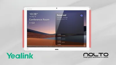 Yealink RoomPanel Plus Oda Rezervasyon Paneli