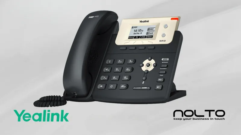 Yealink SIP-T21P E2 - Çift hatlı Giriş seviyesi IP telefon