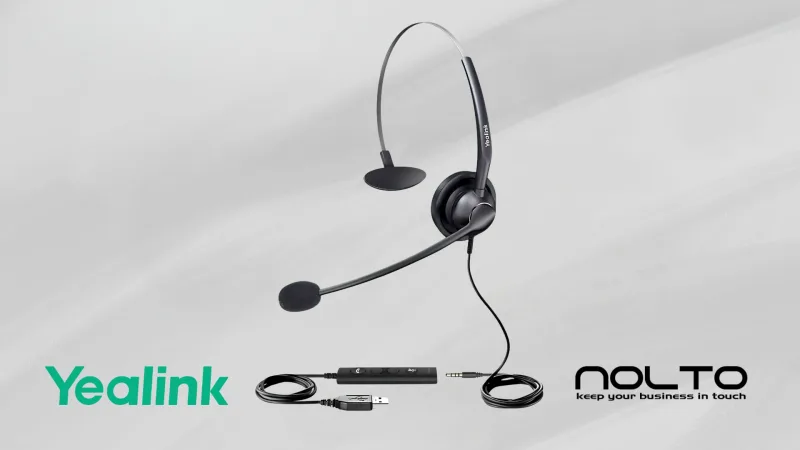 Yealink YHS33 USB Tek Taraflı Taçlı Ofis Kulaklığı (EOL)