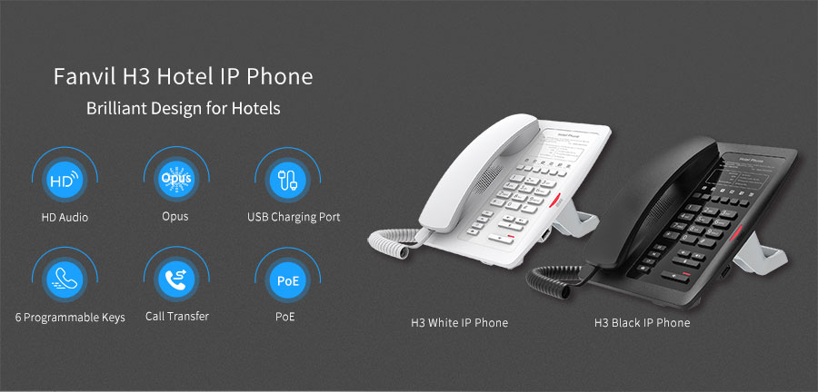 Fanvil Yeni H2U, H3 ve H5 IP Telefonu Üretti