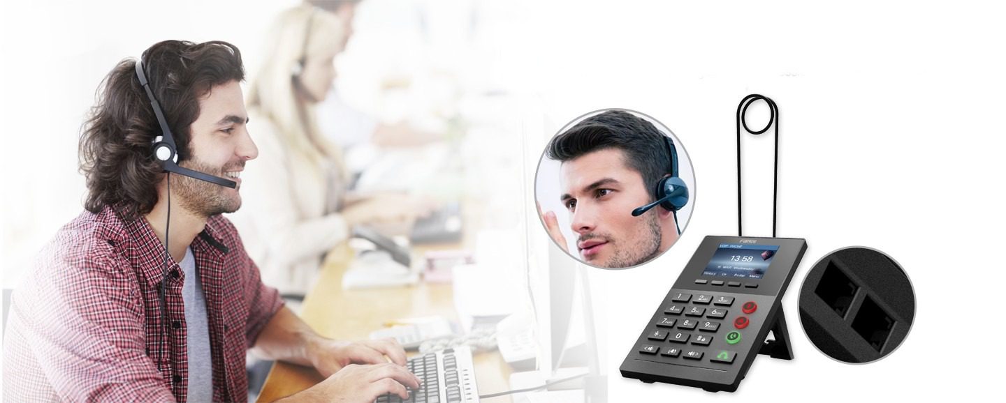 Fanvil X2P Çağrı Merkezi Telefonu 3 fanvil x2p cagri merkezi telefonu 1