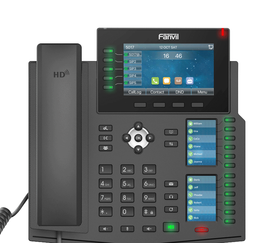 Fanvil-x6u-telefon-kullanımı