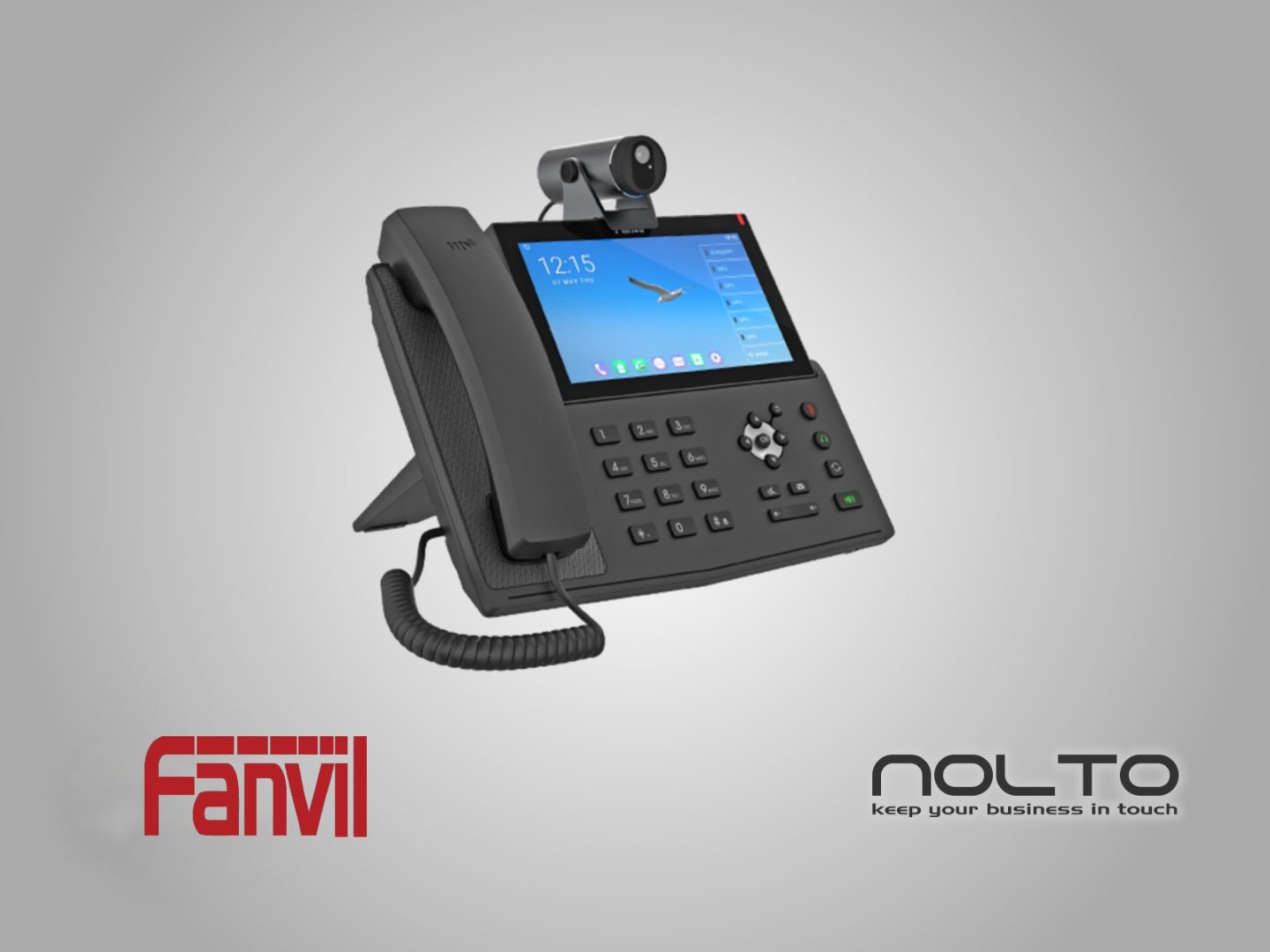 Fanvil X7IP Kameralı Android VoIP Masa Telefonu