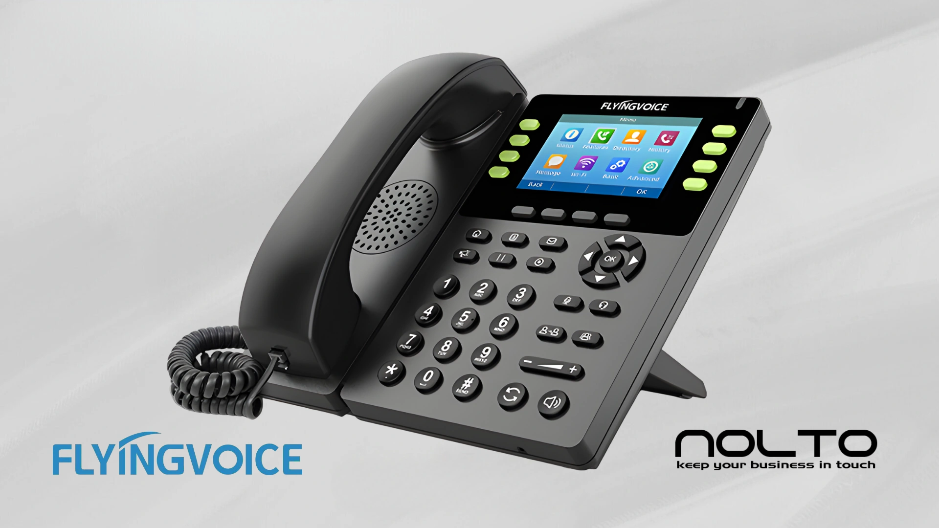 FlyingVoice FIP14G Wİ-Fİ Gigabit IPS Renkli Ekran IP Telefon 1 FlyingVoice FIP14G Wİ-Fİ Gigabit IPS Renkli Ekran IP Telefon