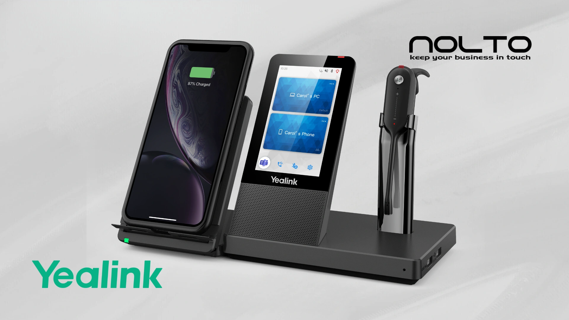Yealink WH67 DECT Kablosuz Dönüştürülebilir Kulaklık 1 Yealink WH67 DECT Kablosuz Dönüştürülebilir Kulaklık
