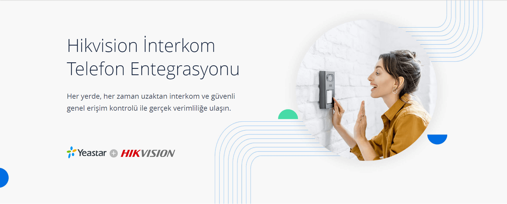 Hikvision, Yeastar ile Teknoloji Ortaklığını Duyurdu 1 Hikvision Yeastar IP interkom