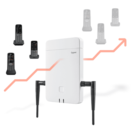 Gigaset N870E IP PRO Harici Antenli IP Baz İstasyonu 8 n870e yardimci ersimler 6 1