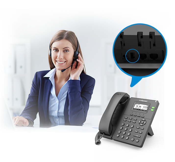 FlyinVoice P20 P20P P20G Harici USB Portu