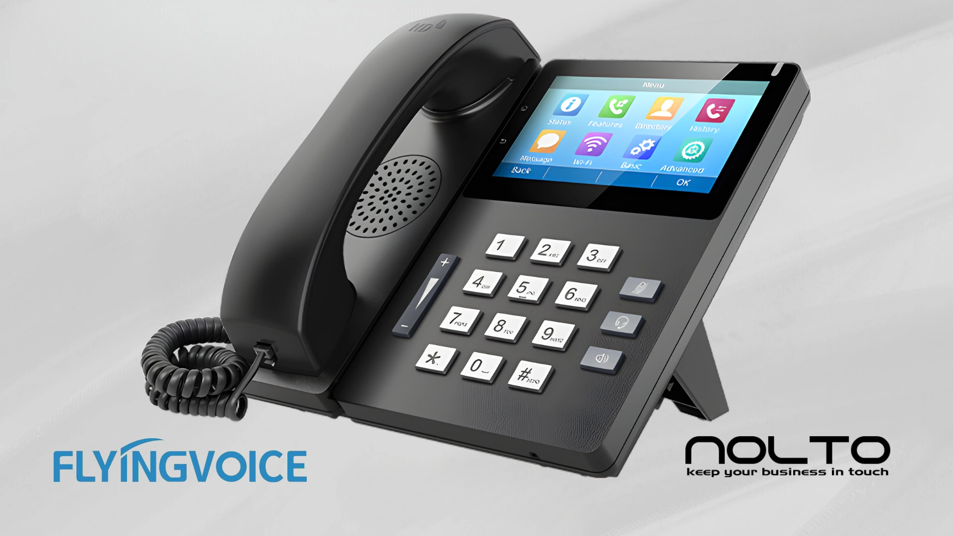FlyingVoice FIP15G Plus Elite Dokunmatik Ekran IP Telefon 1 FlyingVoice FIP15G Plus Elite Dokunmatik Ekran IP Telefon
