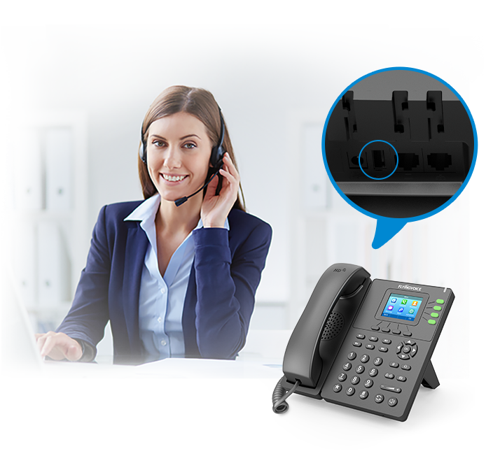 Flyingvoice P21 P21P USB Portu