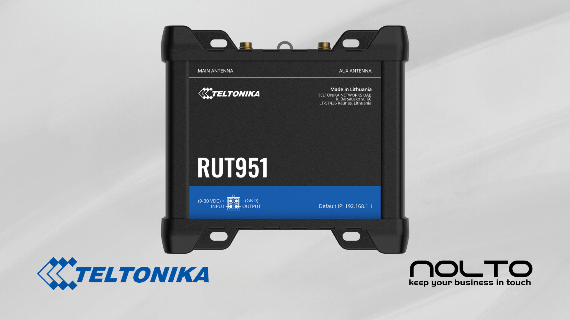 Teltonika RUT951 | Endüstriyel 4G, Dual-SIM Destekli Router