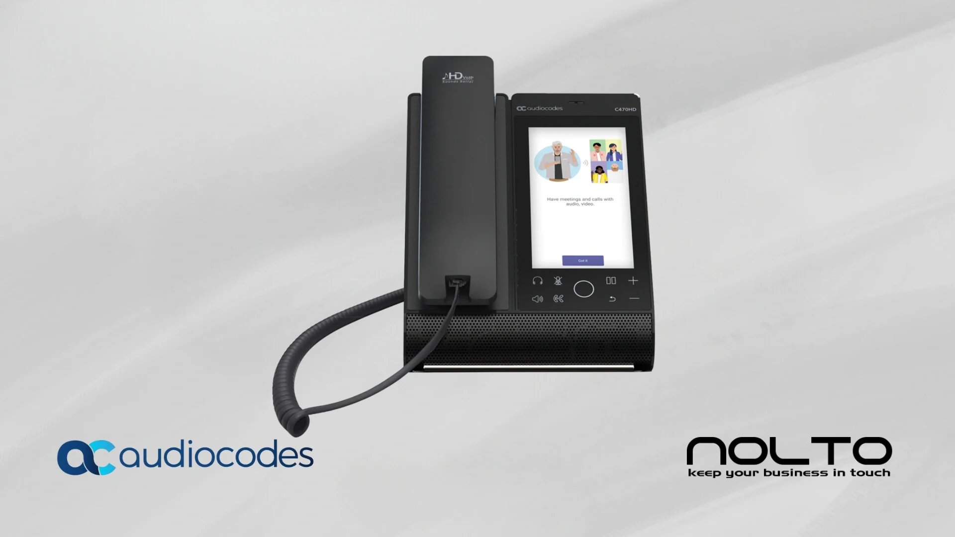 AudioCodes C470HD – Microsoft Teams için Dokunmatik IP Telefon 2 AudioCodes C470HD – Microsoft Teams için Dokunmatik IP Telefon - Görsel 2
