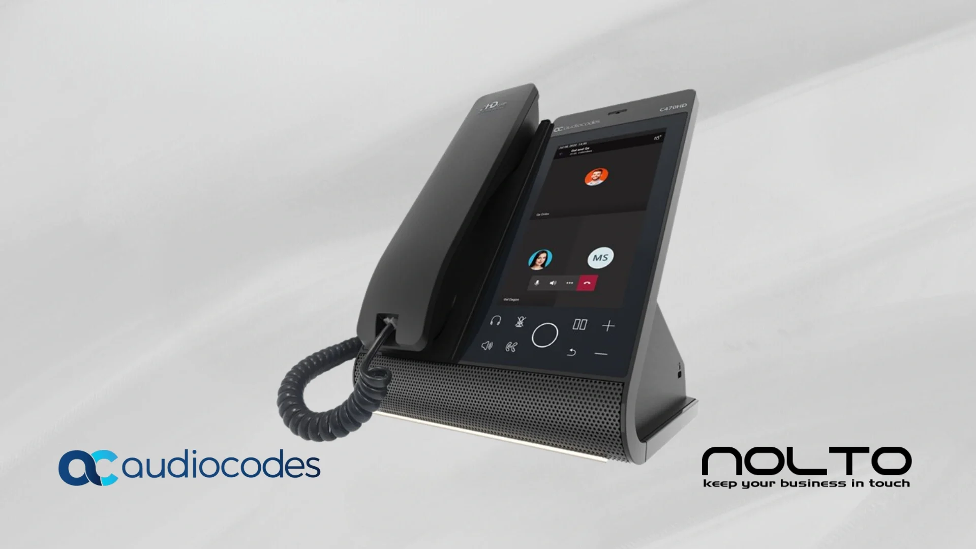 AudioCodes C470HD – Microsoft Teams için Dokunmatik IP Telefon 1 AudioCodes C470HD – Microsoft Teams için Dokunmatik IP Telefon