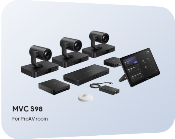 Yealink SmartVision 80 Akıllı 4-Lensli 4K Kamera (20x Optik Zoom, AI Takip) 9 Yealink MVC S98 ProAV Odalar icin