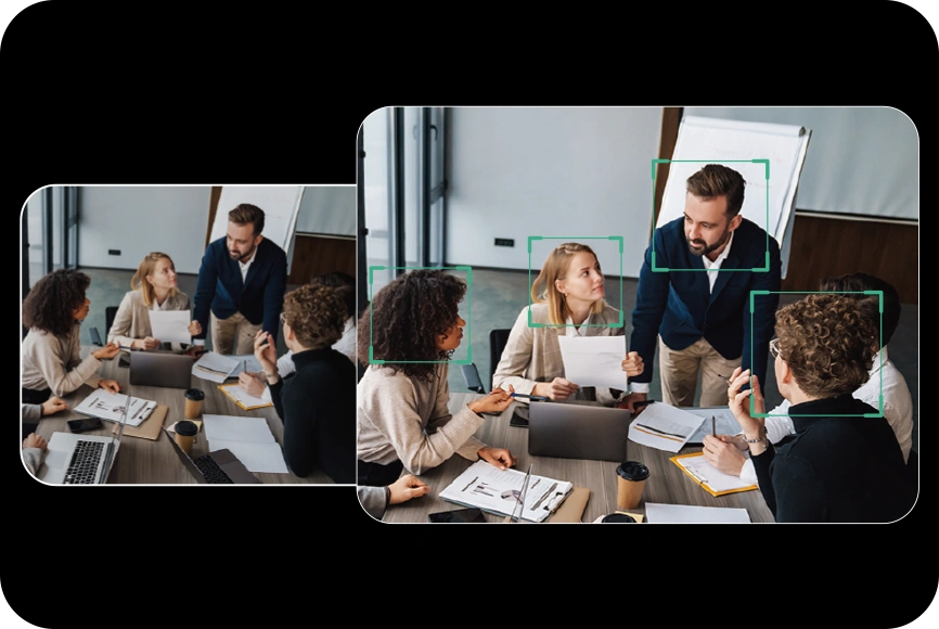 Yealink MeetingBoard C Gercek Zamanli Kadrajlama