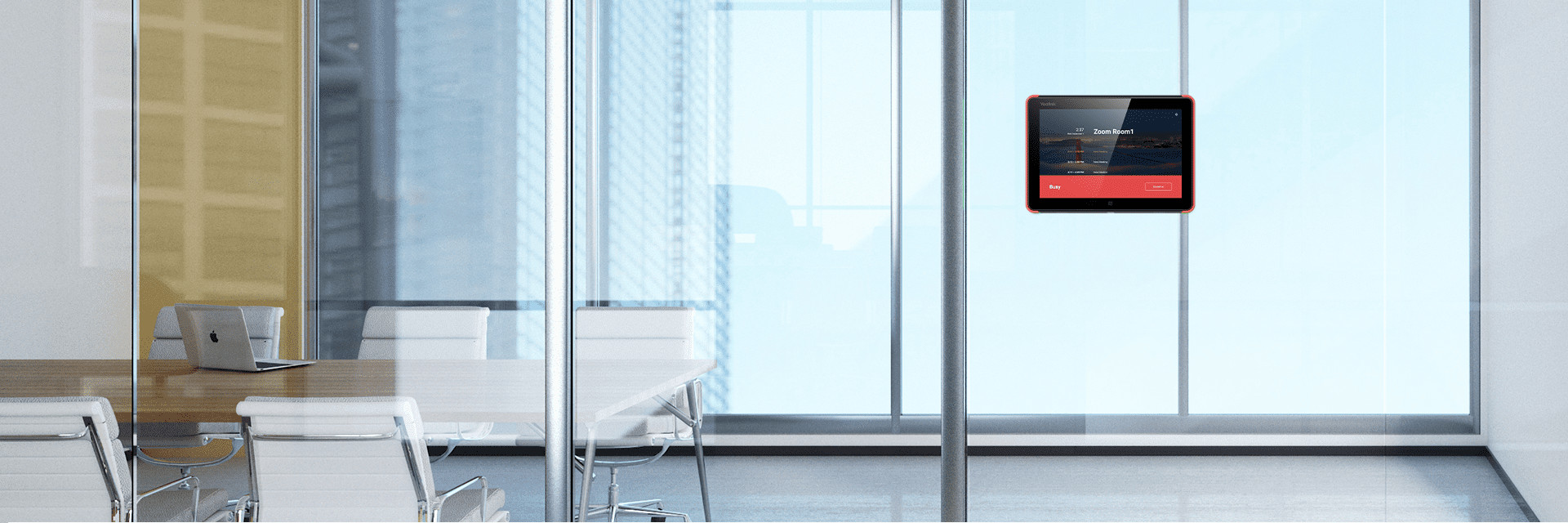 Yealink RoomPanel Busy 2