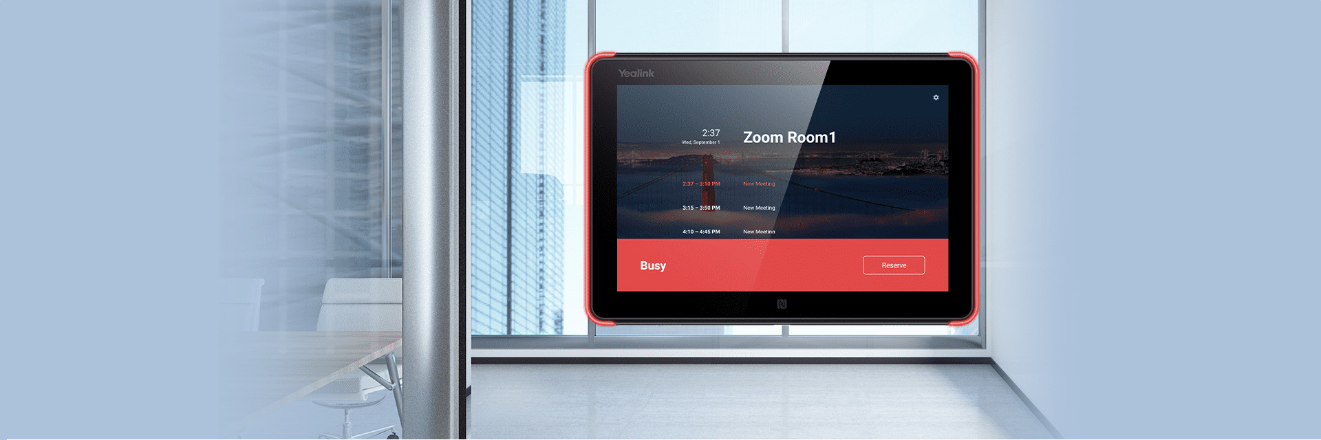 Yealink RoomPanel Busy