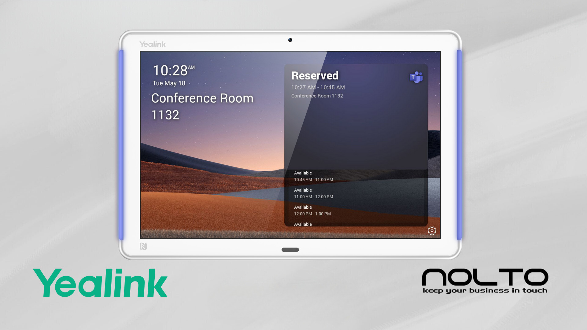 Yealink RoomPanel Plus Oda Rezervasyon Paneli 6 Yealink RoomPanel Plus Oda Rezervasyon Paneli - Görsel 6