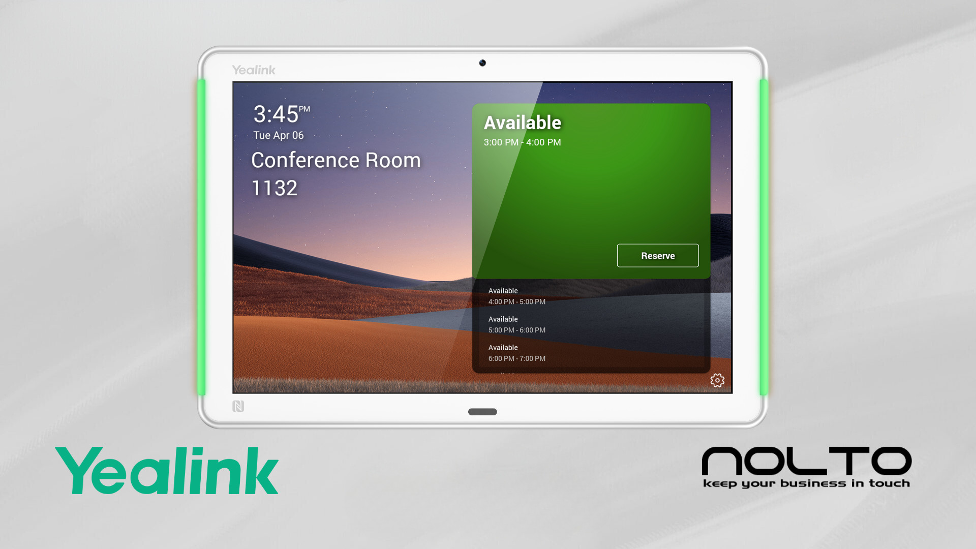 Yealink RoomPanel Plus Oda Rezervasyon Paneli 4 Yealink RoomPanel Plus Oda Rezervasyon Paneli - Görsel 4