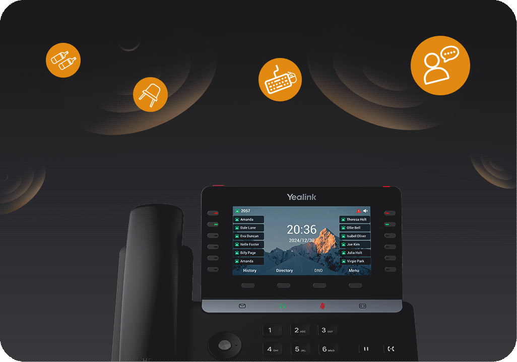 Yealink T85W Arka Plan Gurultu Engelleme