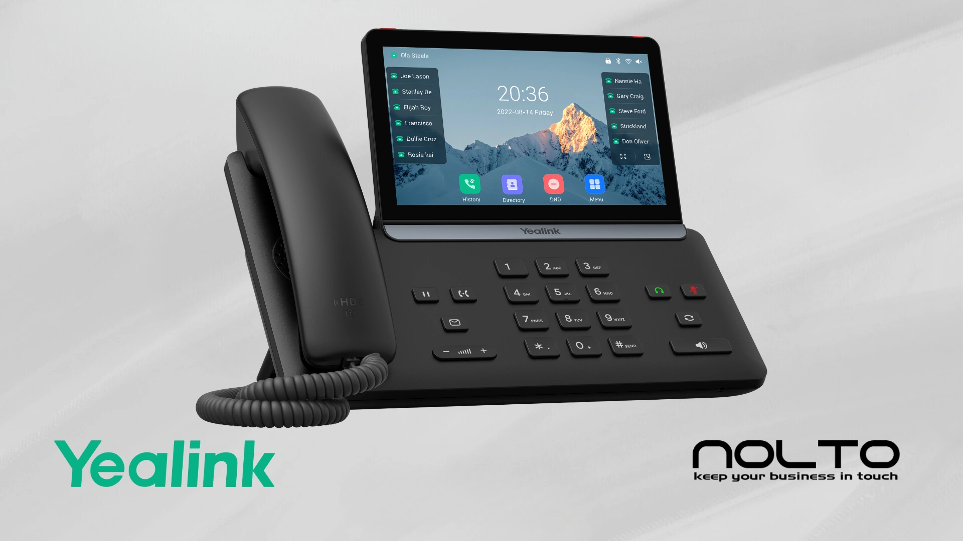 Yealink T87W Masa Telefonu 1