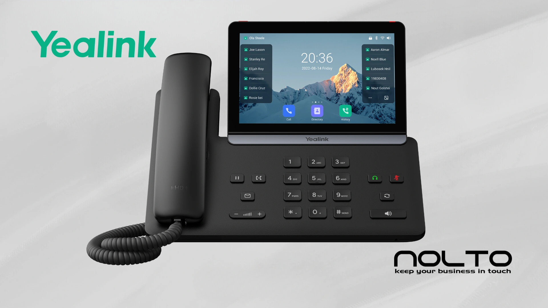 Yealink T88W Profesyonel IP Telefon (7" Renkli Dokunmatik Ekran, Dahili WiFi/BT) 2 Yealink T88W Profesyonel IP Telefon (7" Renkli Dokunmatik Ekran, Dahili WiFi/BT) - Görsel 2