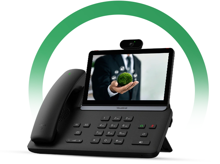 Yealink T88W Pro Üst Düzey Yönetici Telefonu (WiFi 6, Bluetooth 5.0, TEE Güvenlik) 14 Yealink T88W Surdurulebilir Iletisim