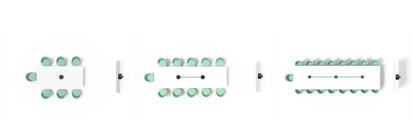 Yealink UVC85 Kamera + CP50 Mikrofon BYOD Mod 11 Yealink UVC85 Kamera CP50 Zincirleme Kurulumlari e1769086304998