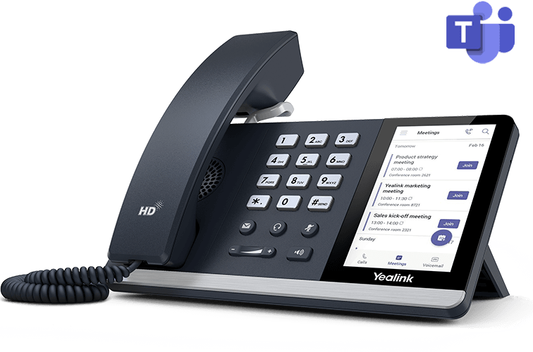 Yealink T55A – Microsoft Teams için Uygun Maliyetli IP Telefon 4 Yealink T55A Kesintisiz Iletisim Microsoft Masa Telefonu